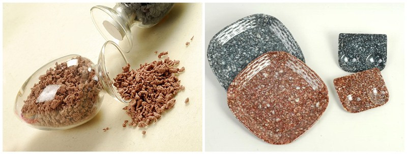 đá cẩm thạch nguyên liệu đặc biệt cho bộ đồ ăn