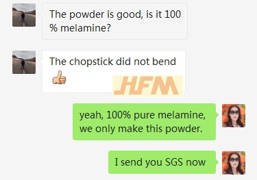 Hợp chất tạo khuôn Melamine đủ tiêu chuẩn nói lên điều tốt cho chính nó