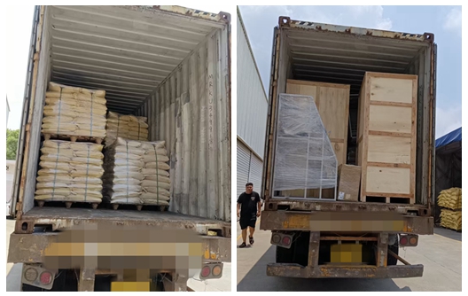 Vận chuyển vật liệu đúc nhựa Melamine Huafu